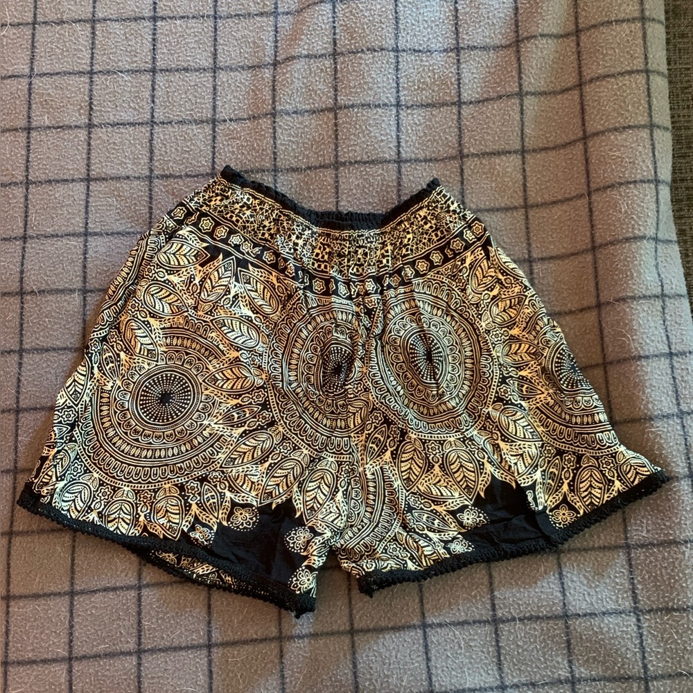 Flowy shorts.